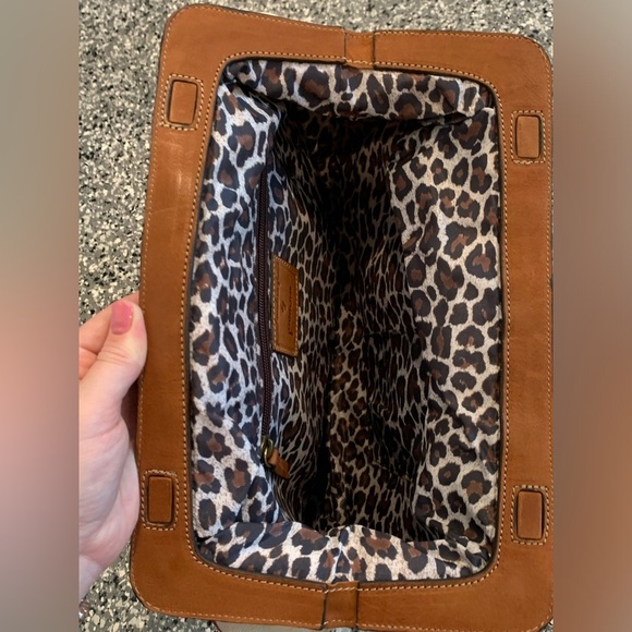 EUC DIMONI CANVAS AND LEATHER HANDBAG - Picture 8 of 8